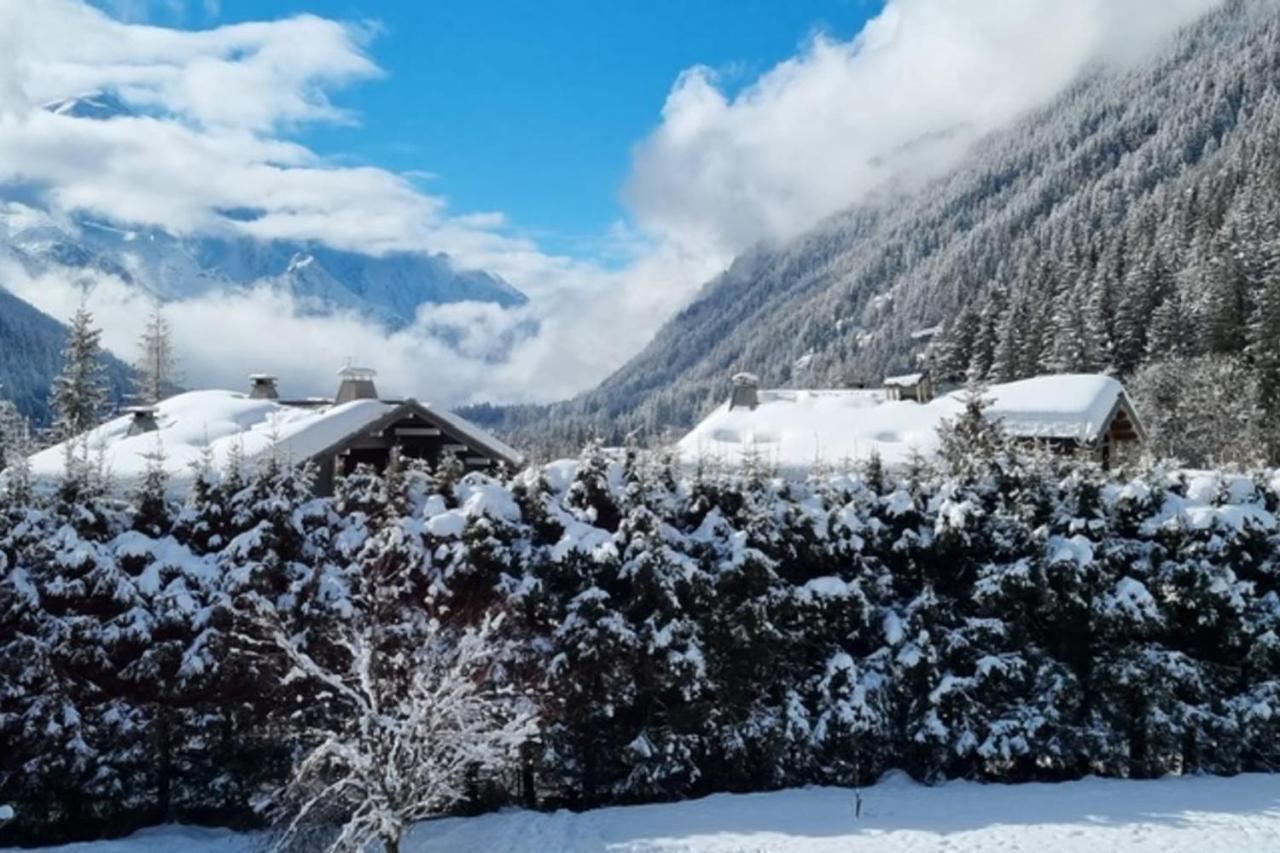 Charming Apt With Swimming Pool In Argentiere Chamonix Buitenkant foto