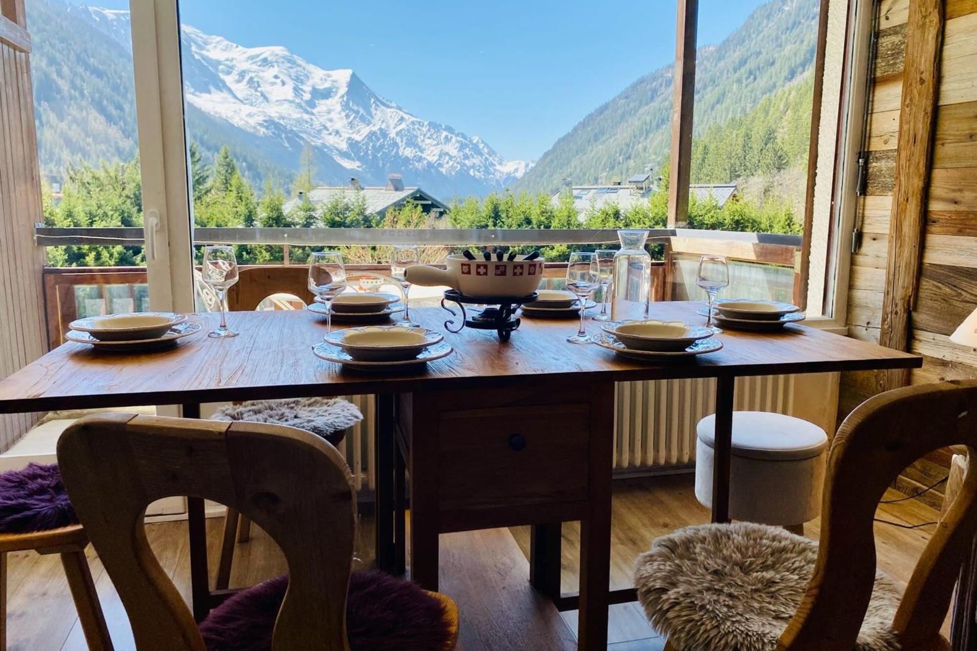 Charming Apt With Swimming Pool In Argentiere Chamonix Buitenkant foto